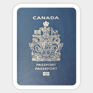 Canadian Passport Sticker